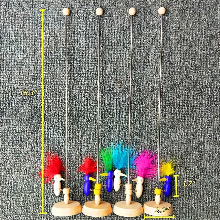 🪵 Retro Classic Wooden Bird Rod – Sliding Wooden Toy for Kids, Perfect Gift!