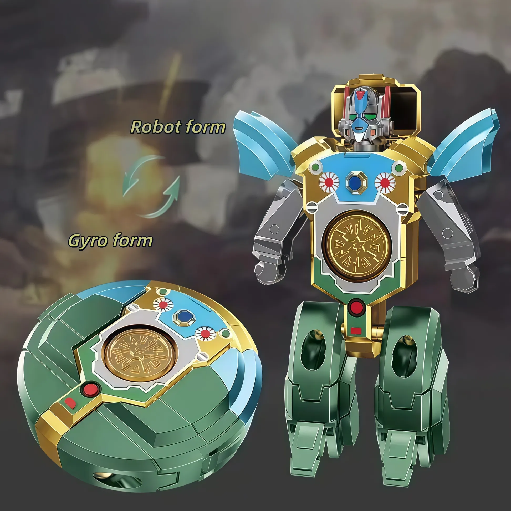 🤖Fingertip Spinner Transforming Robot