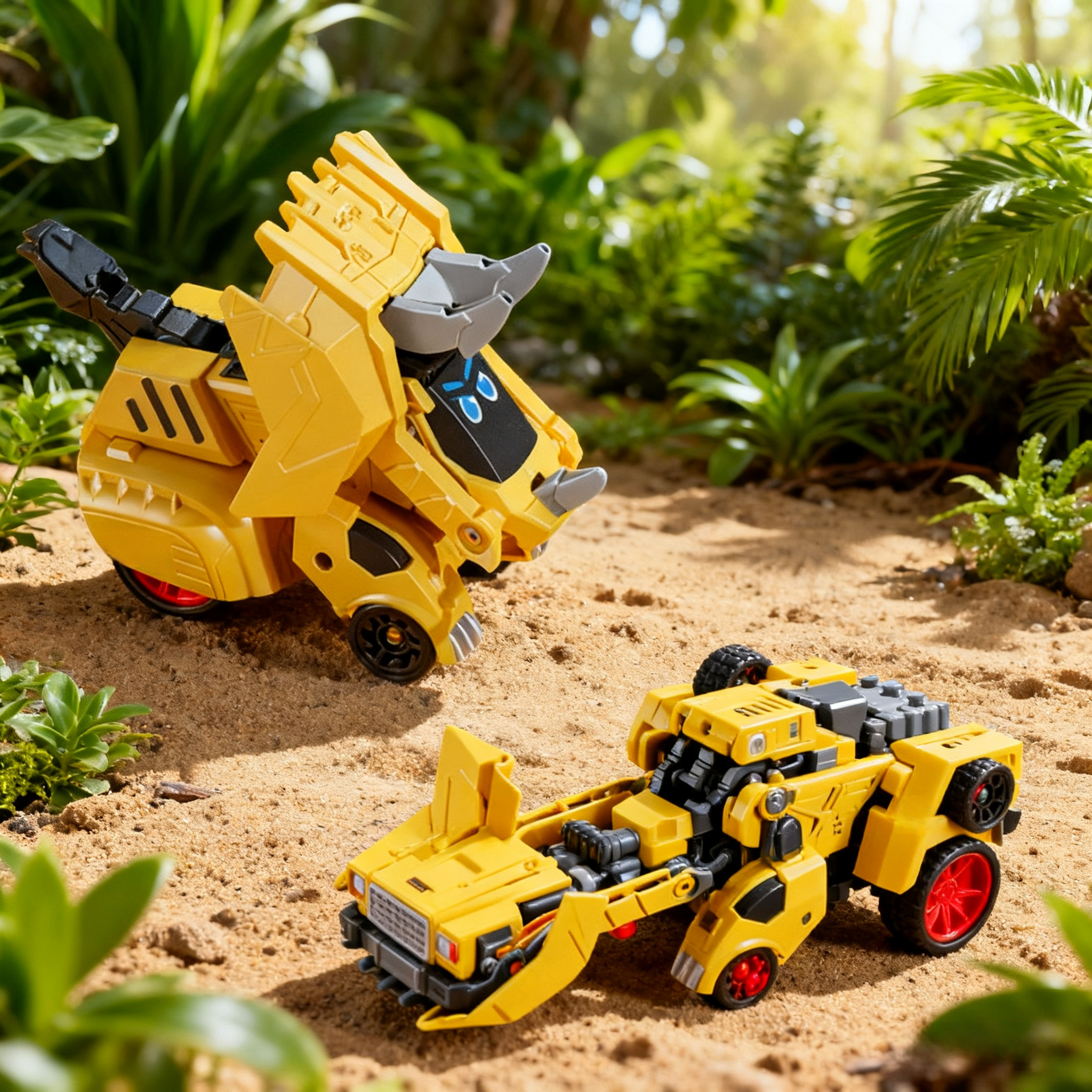 🦖Collision-Deforming Dinosaur Toy: Impact Transformation