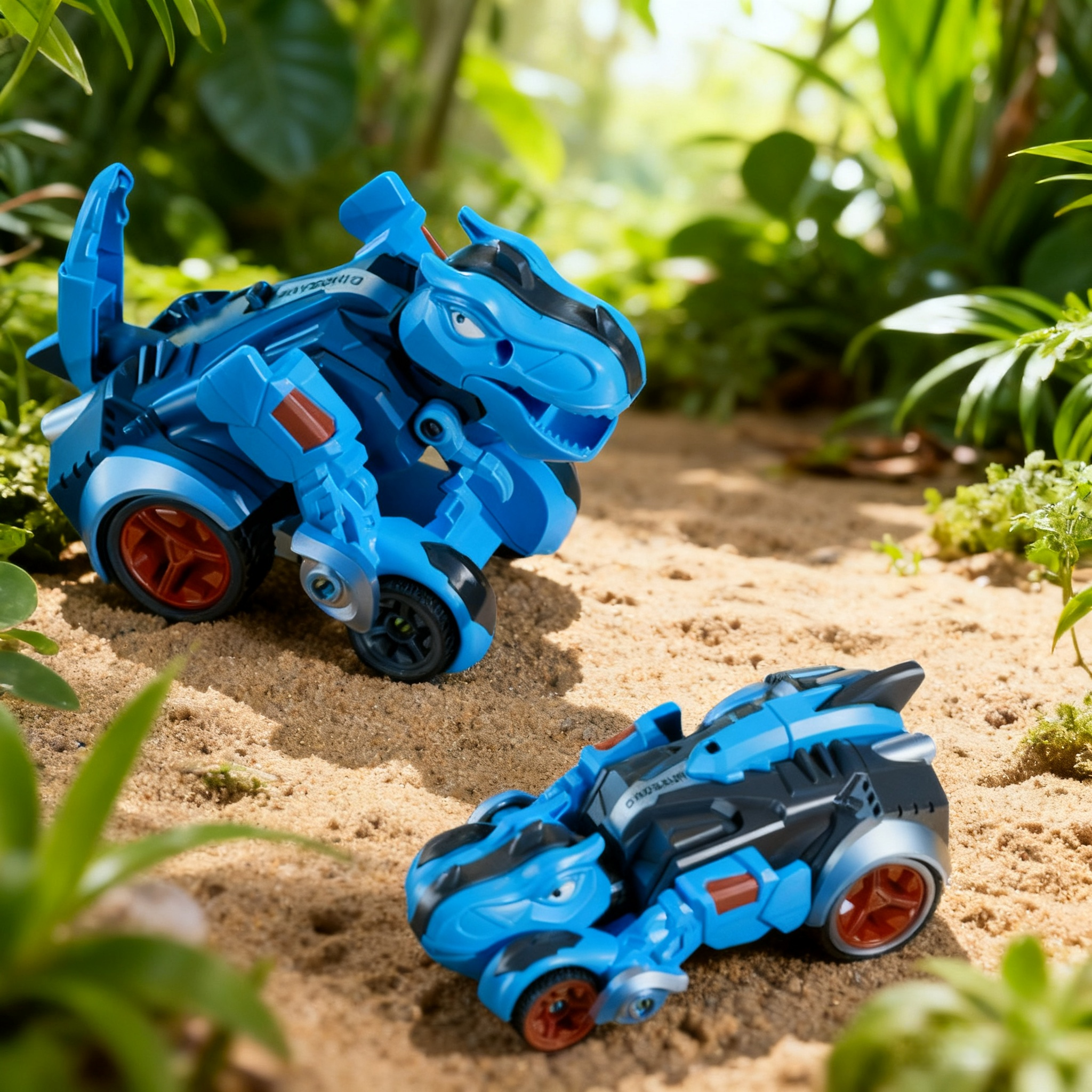 🦖Collision-Deforming Dinosaur Toy: Impact Transformation