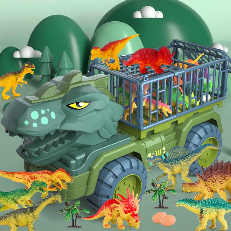 🔥(Buy 1 and get a 12-piece dinosaur kit) - Dinosaur Engineering Vehicle