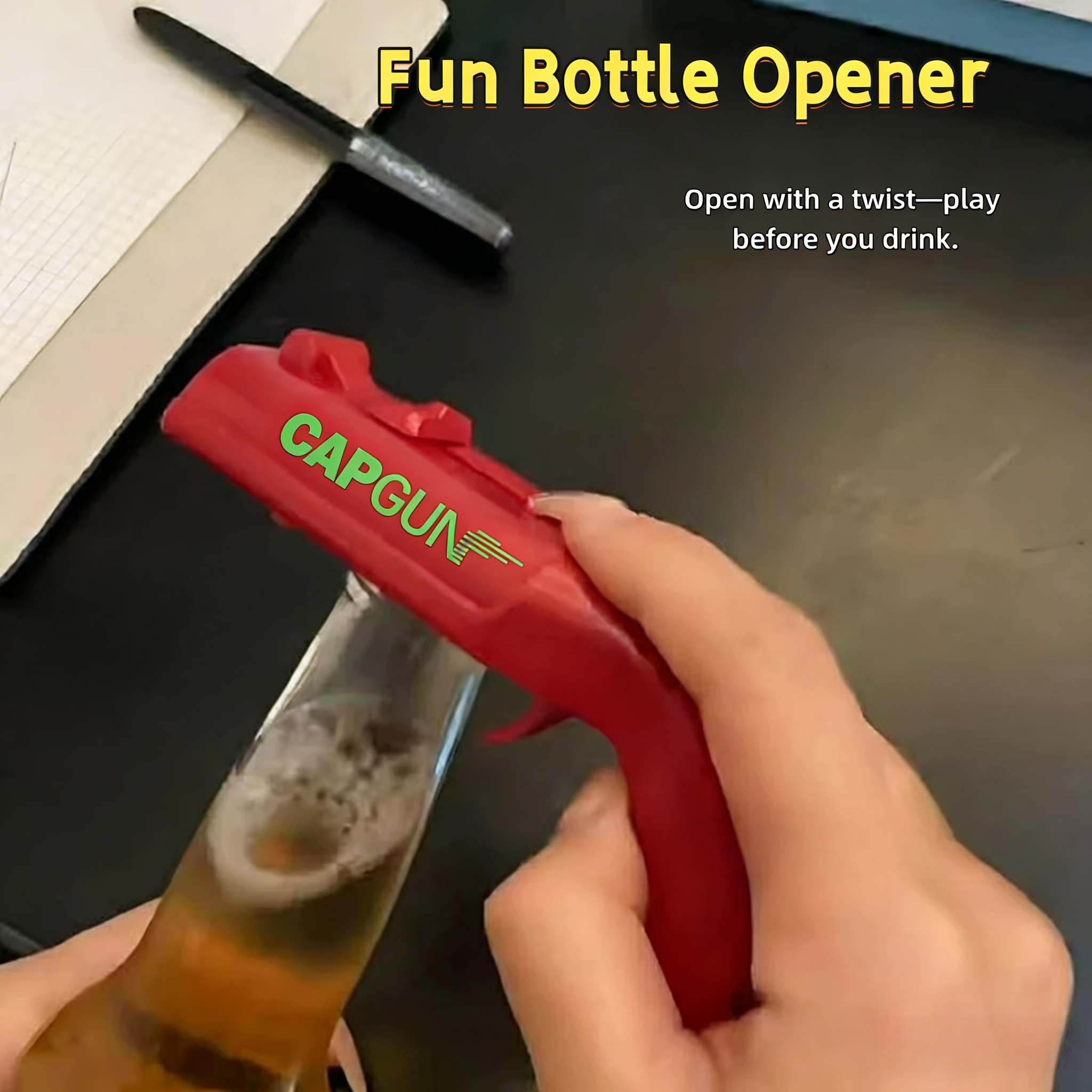 🍺Pistol-Style Bottle Opener