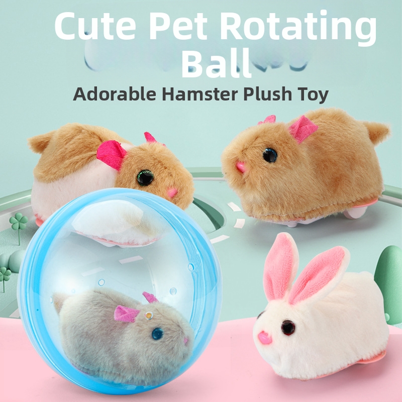✨Electric Rabbit Rolling Ball Children's Toy Cat Dog Teaser