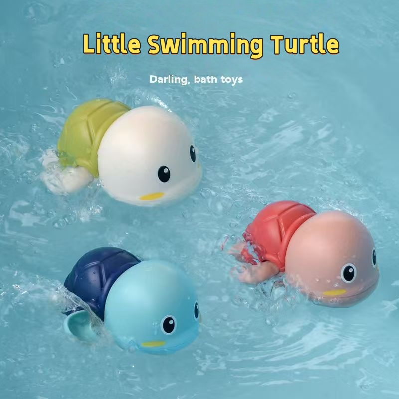 👶 Baby Bath Toys Wind-Up Swimming Toys Floating Bathtub Shower Toys 💦