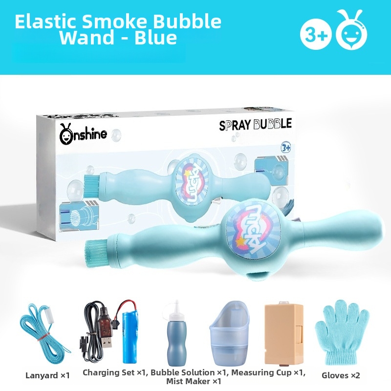🌈🎀Smoke Bubble Machine Magic Wand