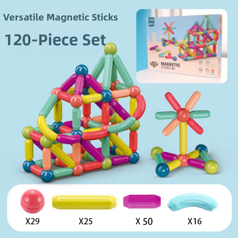 🧲 Transformable Magnetic Rods Children's Educational Toy