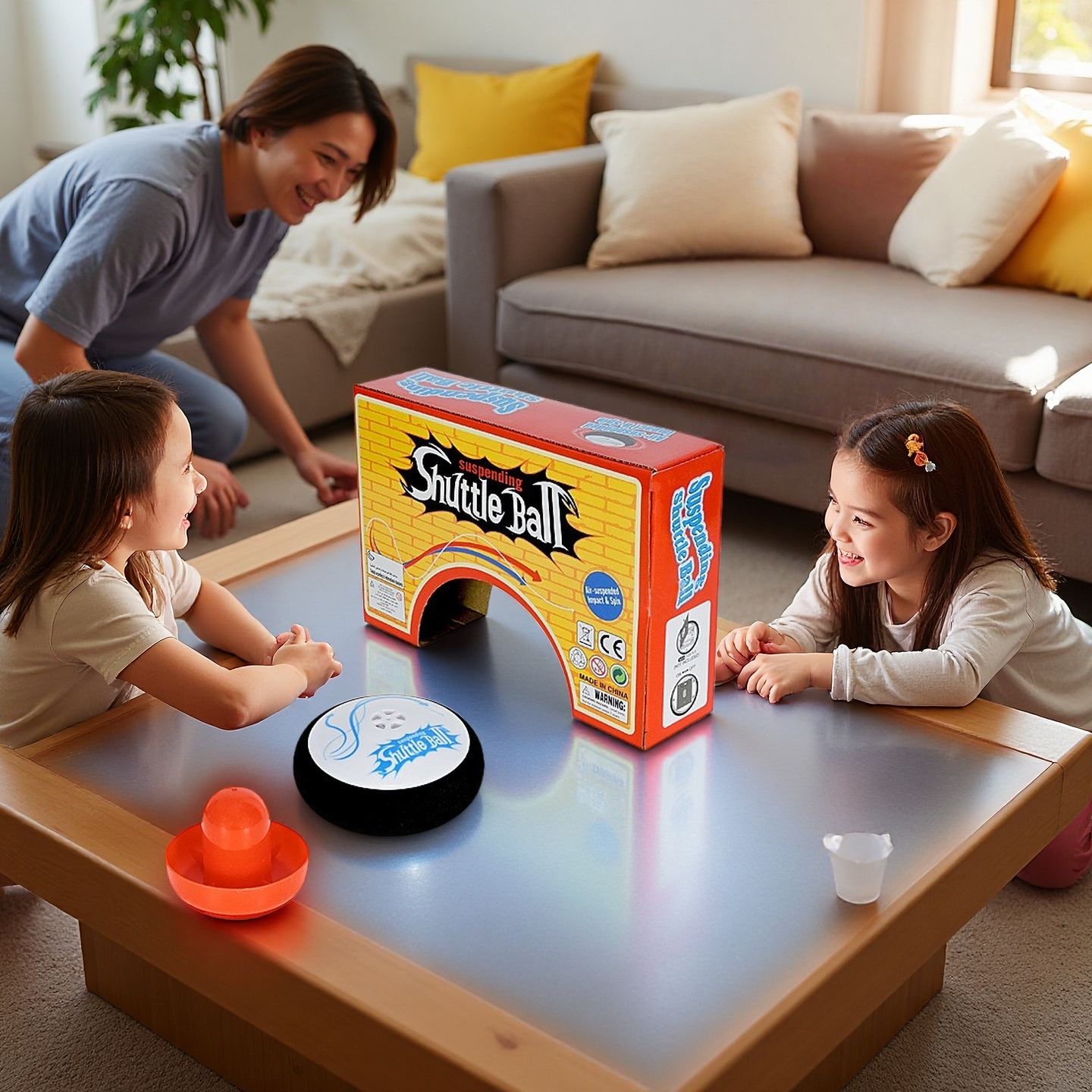 Table Hockeys Game For Kids Air Hockeys Board Game Air Hockeys Tabletop Action Game Air Hockeys Pucks Kids Toys