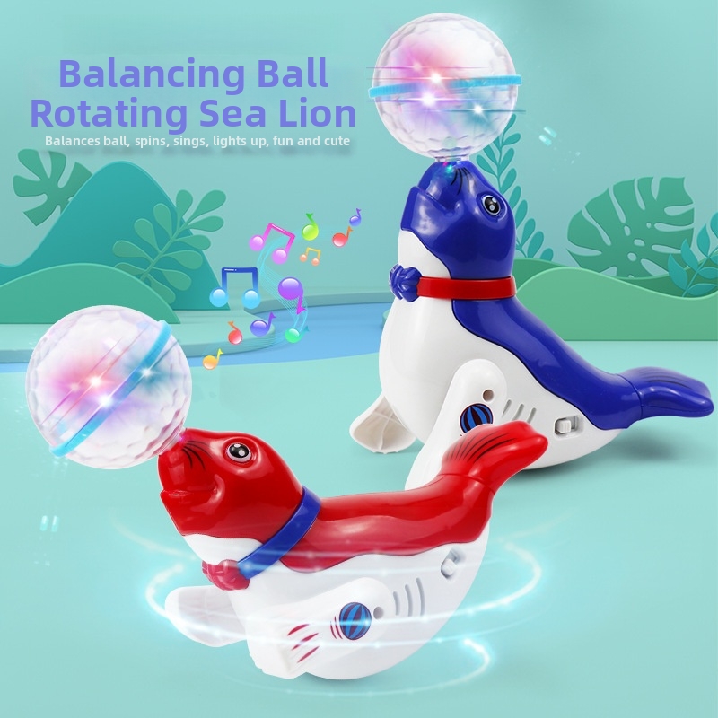 🦭✨Projection Dancing Ball-Juggling Sea Lion