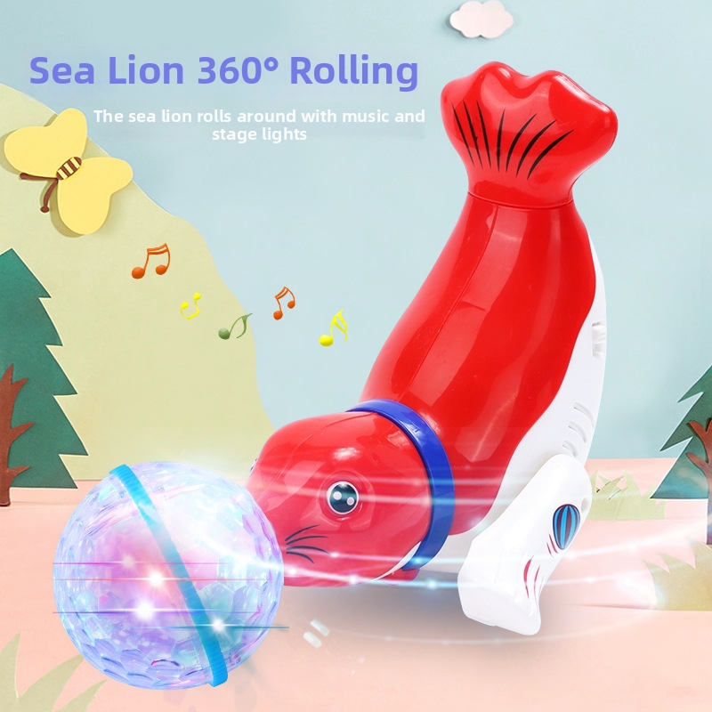 🦭✨Projection Dancing Ball-Juggling Sea Lion