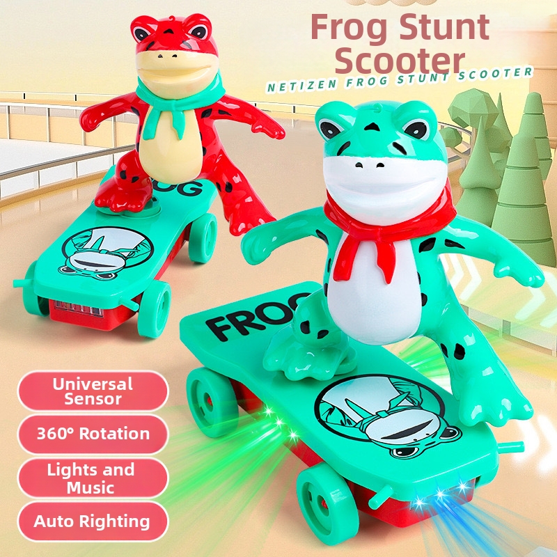 🔥 Who Can Resist This "Cool Frog" Scooter?!🐸