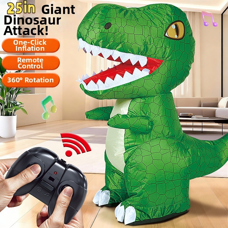 🦖 Electric Remote-Controlled Inflatable Dinosaur