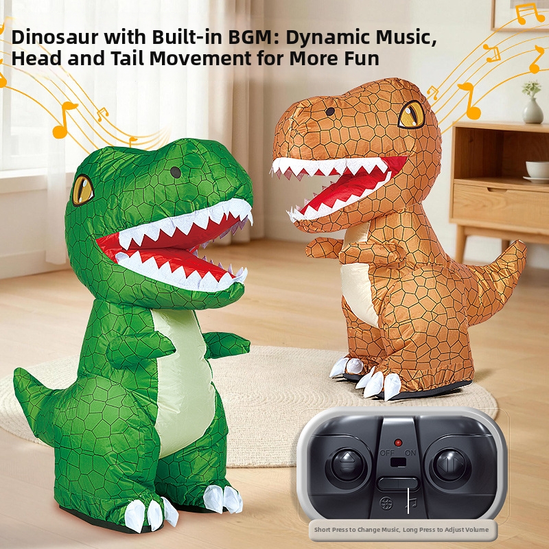 🦖 Electric Remote-Controlled Inflatable Dinosaur