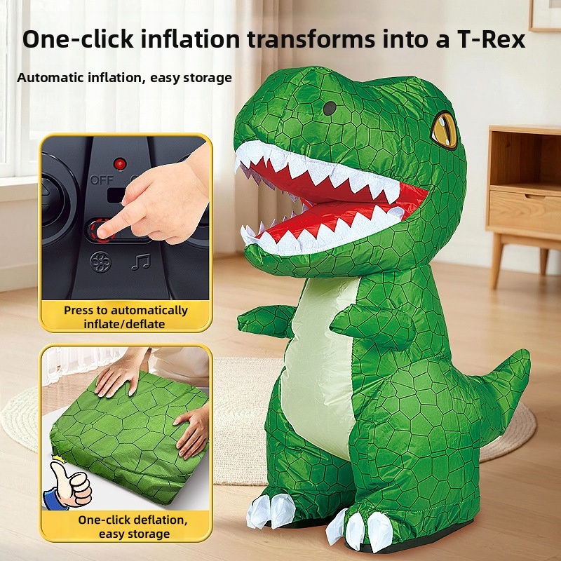 🦖 Electric Remote-Controlled Inflatable Dinosaur