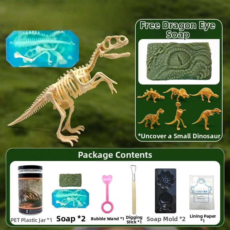 🦕🧼Dinosaur Skeleton Soap DIY Gift