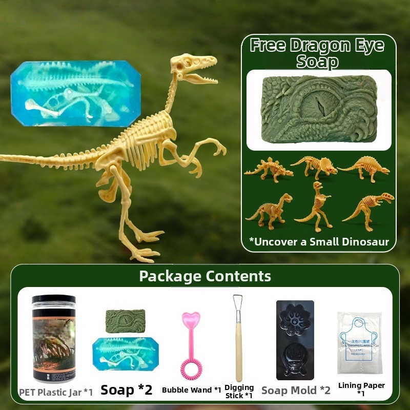 🦕🧼Dinosaur Skeleton Soap DIY Gift