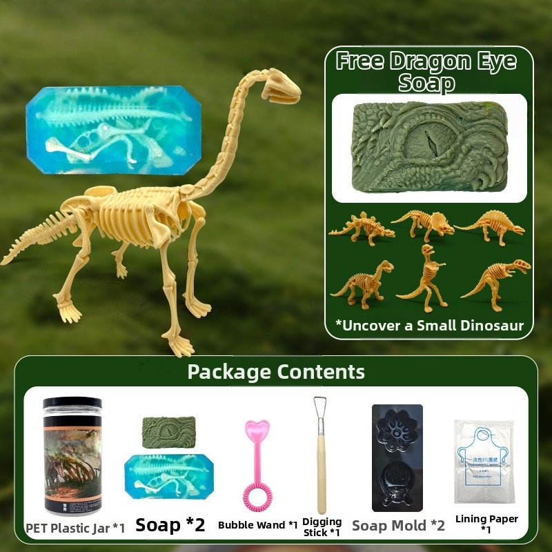 🦕🧼Dinosaur Skeleton Soap DIY Gift