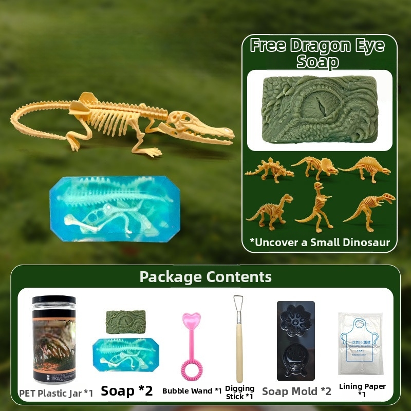 🦕🧼Dinosaur Skeleton Soap DIY Gift