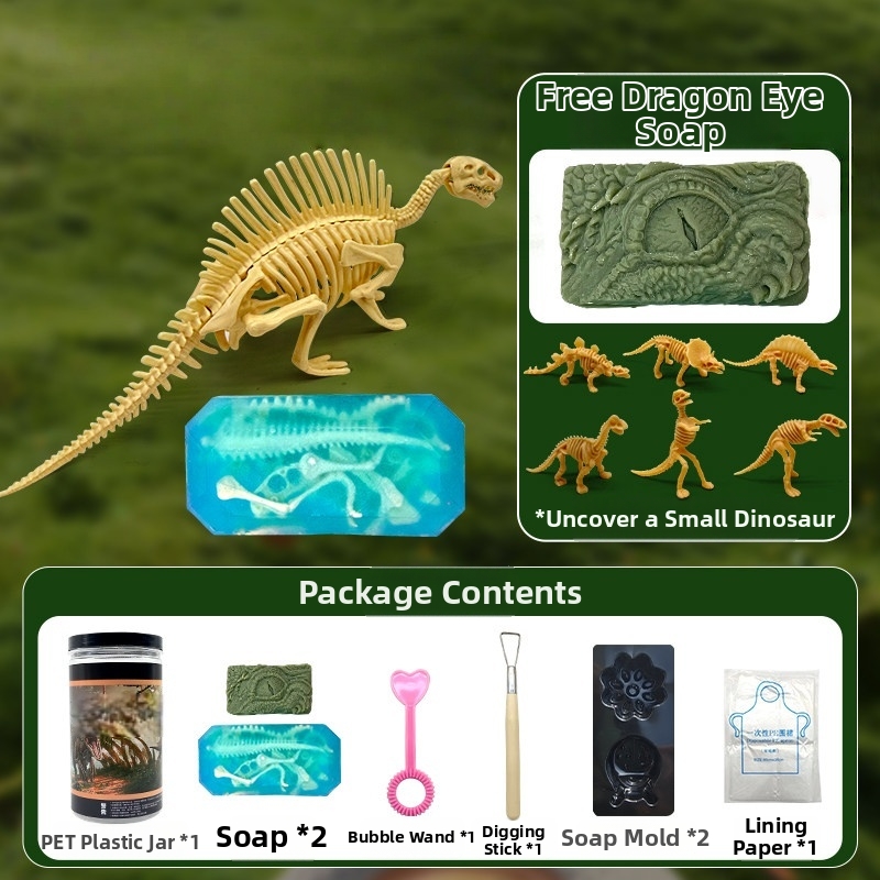 🦕🧼Dinosaur Skeleton Soap DIY Gift