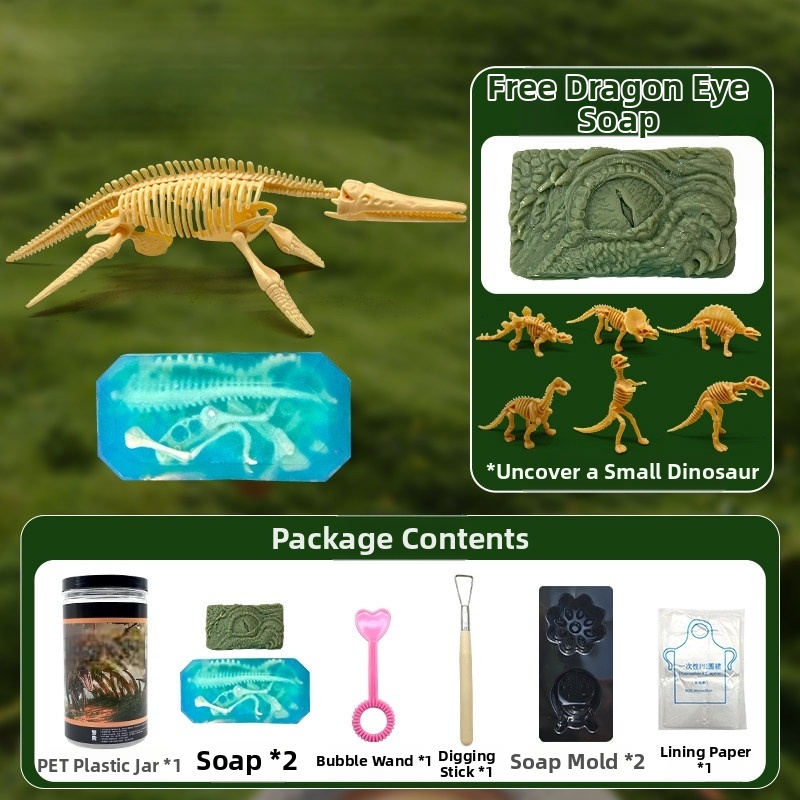 🦕🧼Dinosaur Skeleton Soap DIY Gift