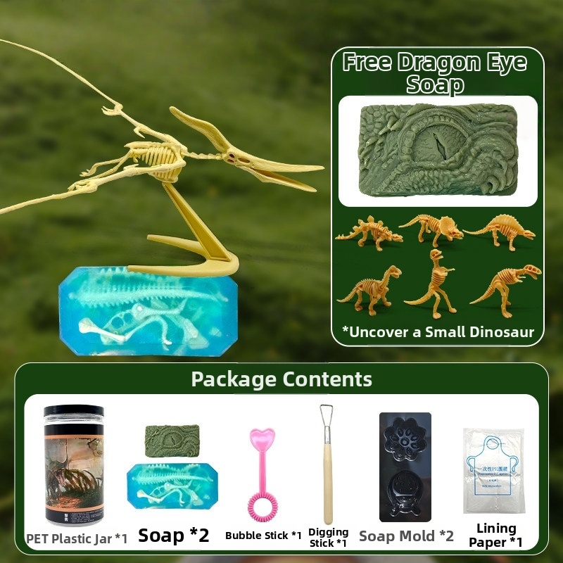🦕🧼Dinosaur Skeleton Soap DIY Gift