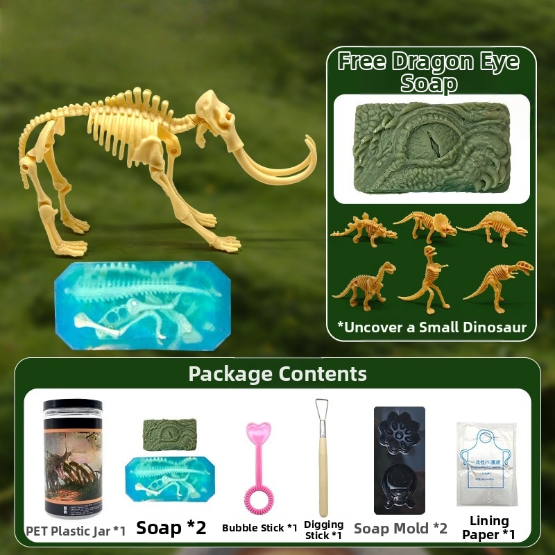 🦕🧼Dinosaur Skeleton Soap DIY Gift