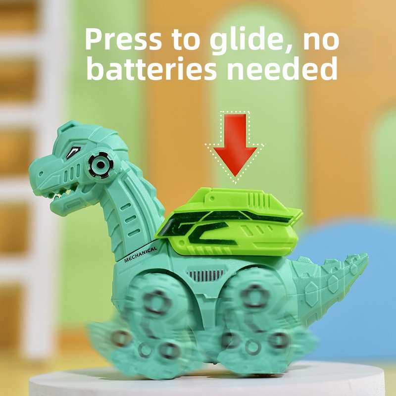 🦖 Push-Back Dinosaur Car