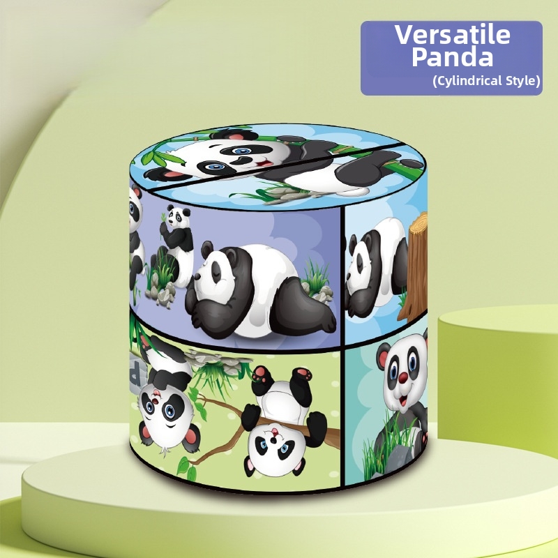 🌟3D Magic Cube: Panda & Dinosaur Designs
