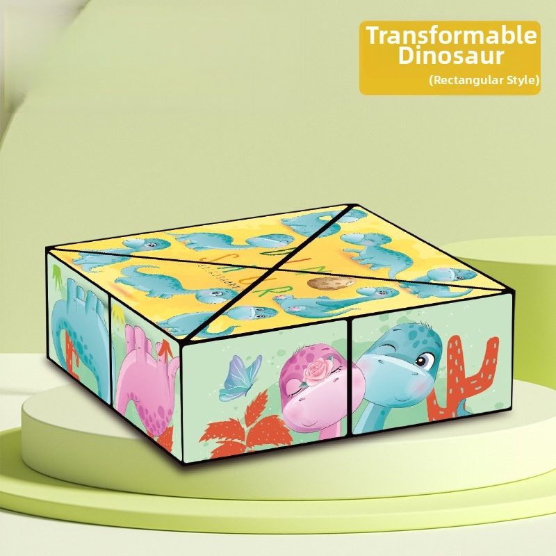 🌟3D Magic Cube: Panda & Dinosaur Designs