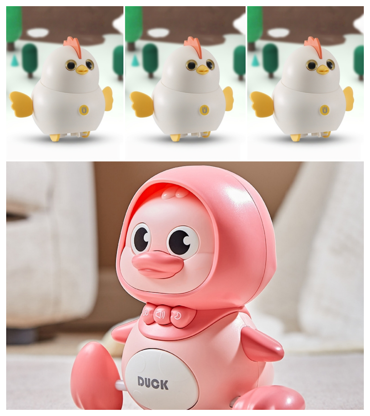 🐣🐤Electric Rocking Chick Squad Adorable Little Chicks