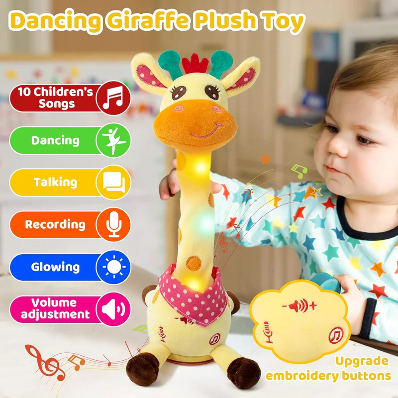 Electric Plush Toy Giraffe Doll