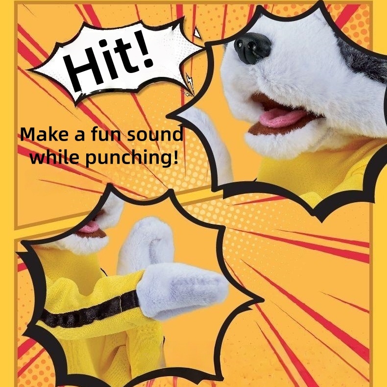 🥊 Husky Boxing Puppet