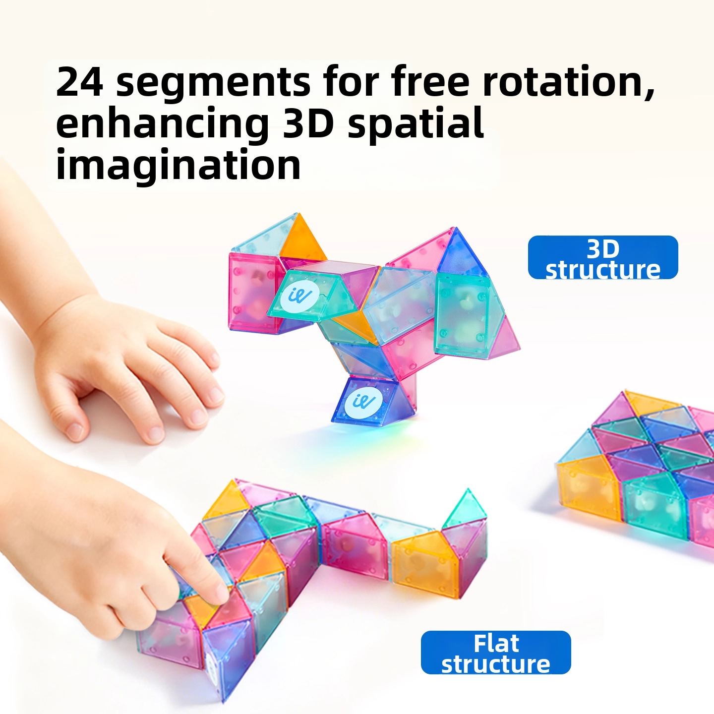 🌈Transformative Glass Magic Ruler 24-Segment