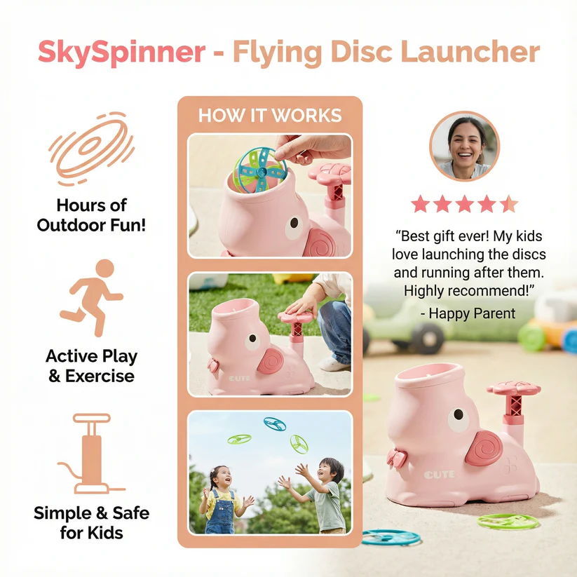 🐘Baby Elephant Bouncing Disc Toy