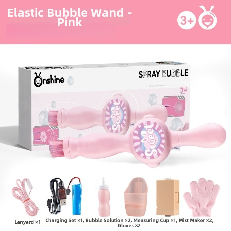 🌈🎀Smoke Bubble Machine Magic Wand