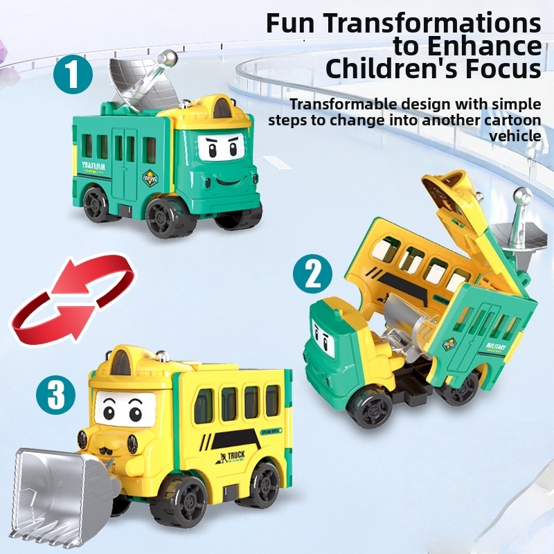 💥Transforming Reversible Car: Versatile Kids' Toy Vehicle