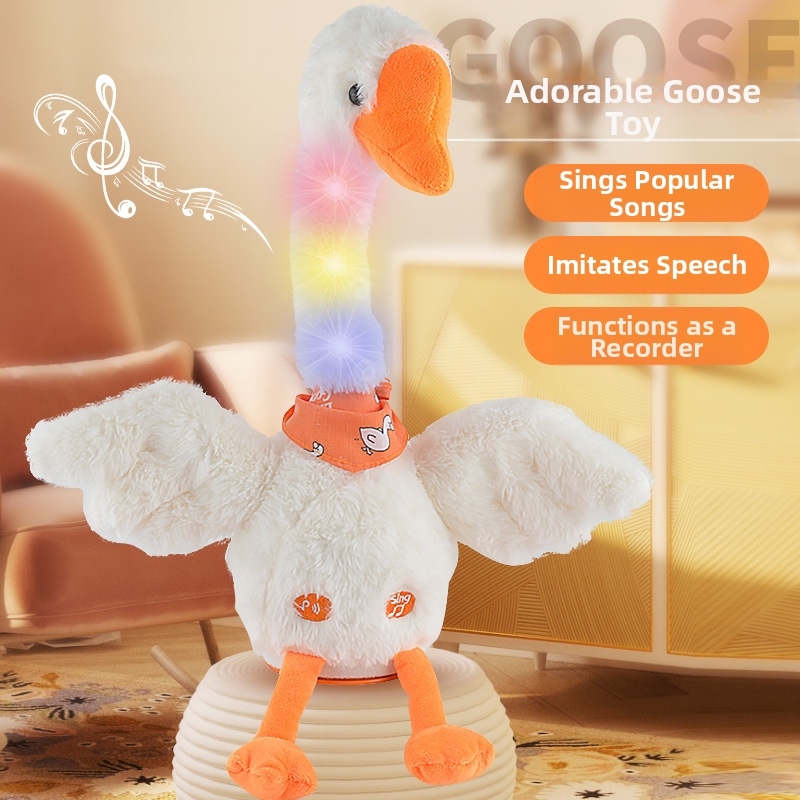 🦆Talking swan stuffed animal, imitation recording