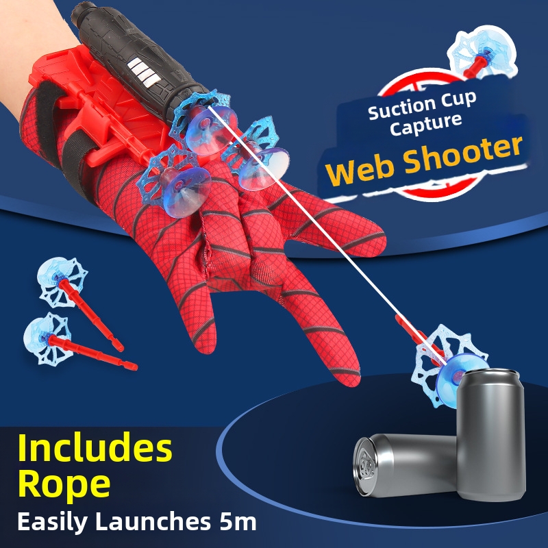 🕸️🎯Spider Web Launcher Fun Decoration
