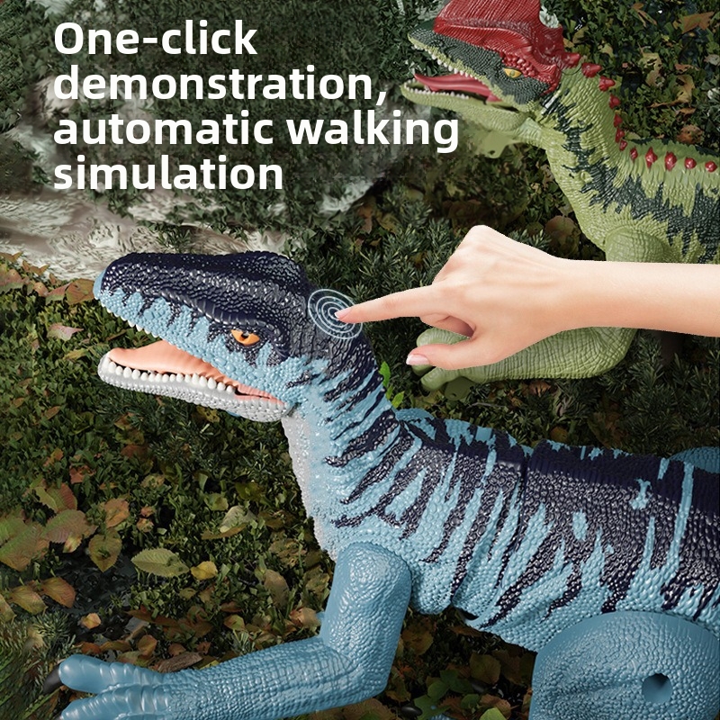 🦖Children's Remote-Controlled Velociraptor with Five-Way Sound and Light Simulation Toy