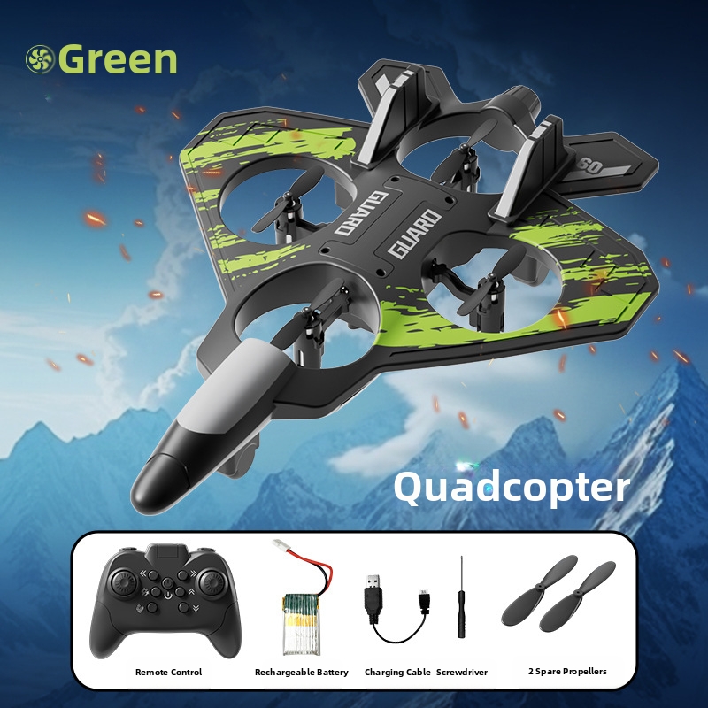 🛩️Foam remote-controlled fighter, shock-resistant quadcopter, aerial stunt drone