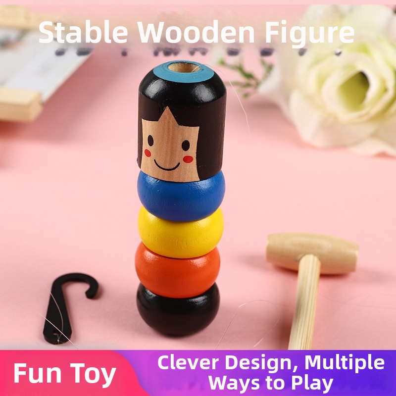 🪵️️💪️The wooden man that never falls