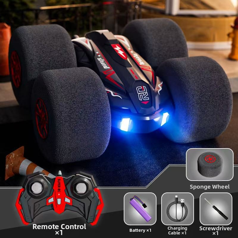 💥Custom Edition 360° Flip-and-Roll Remote-Controlled Car with Dual-Sided Design and Shock-Resistant Construction
