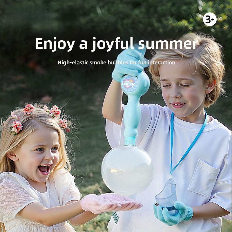 🌈🎀Smoke Bubble Machine Magic Wand