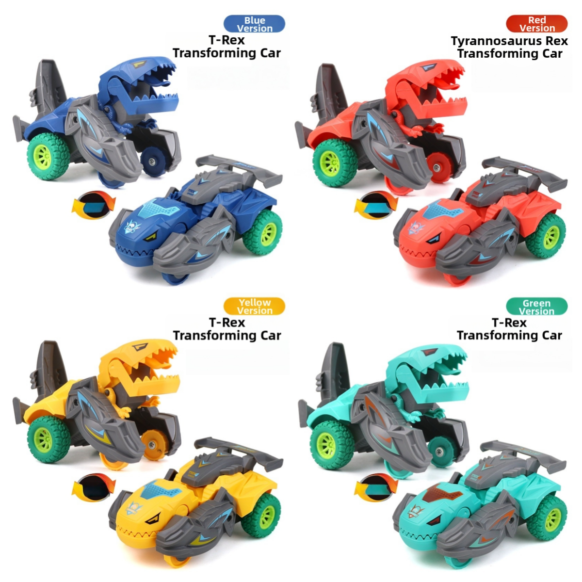 🦖 Dinosaur Racing Transformers