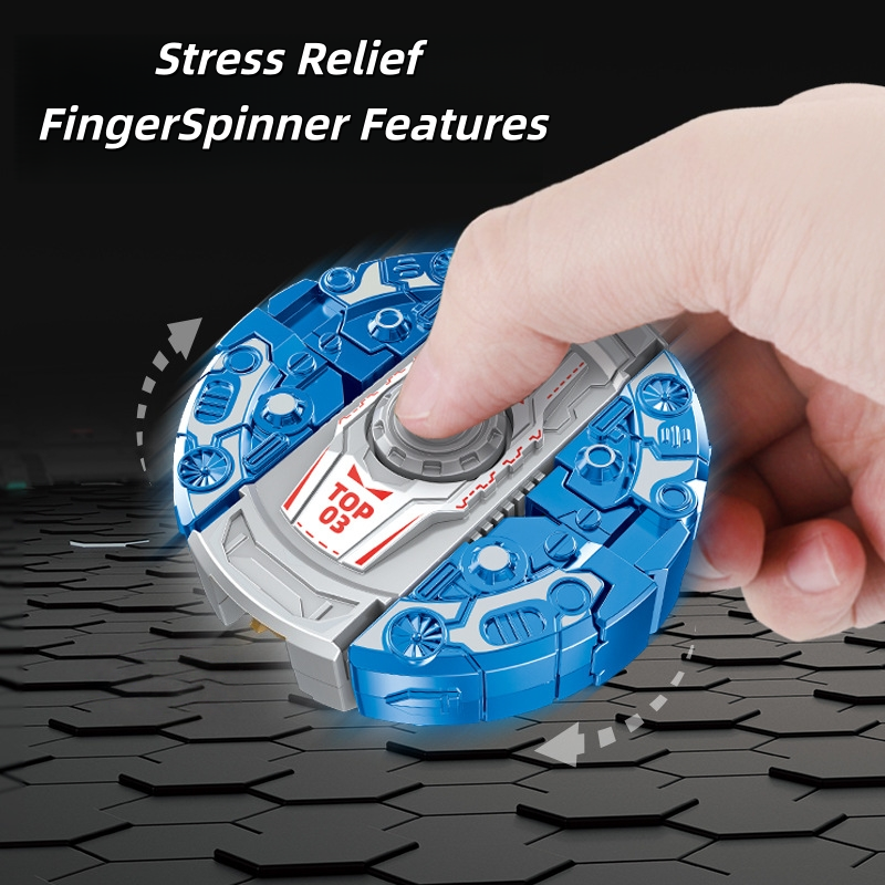 🦖 Transformable Fingertip Spinner: Dinosaur Edition