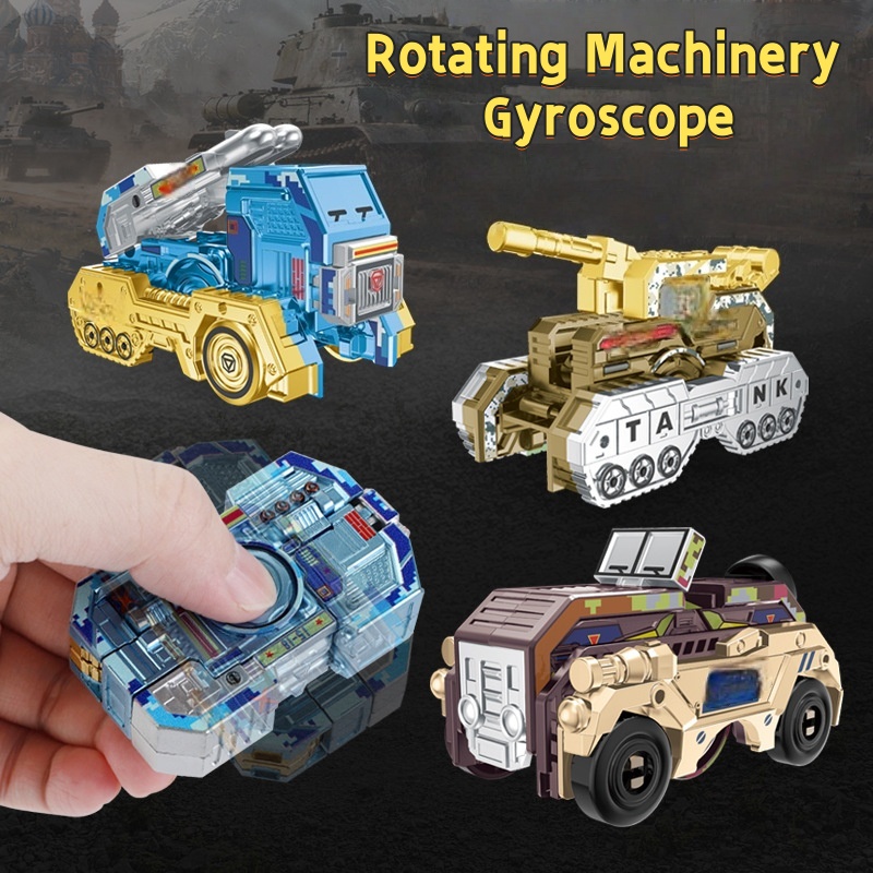 ⚔️Transformable Fingertip Spinner: Battle Tank Edition