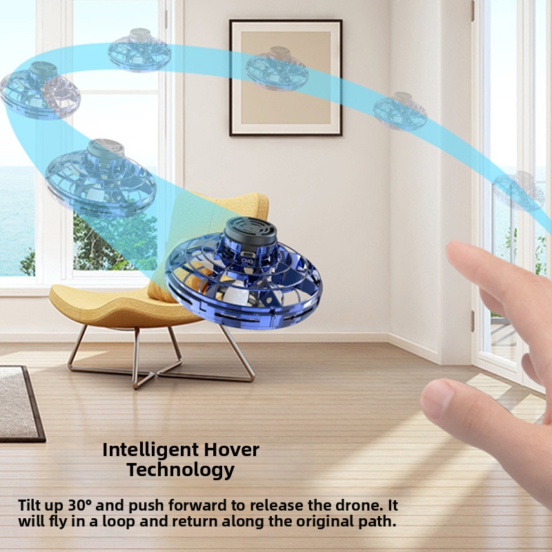 🛸Spinning Fingertip Spinner: Inductive Flight Device