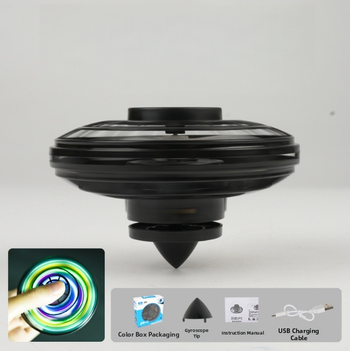 🛸Spinning Fingertip Spinner: Inductive Flight Device
