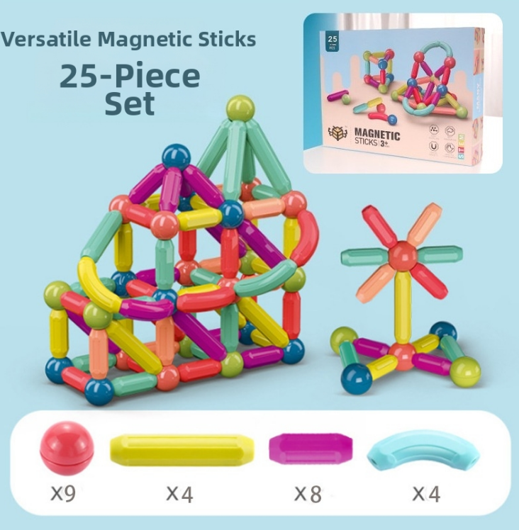 🧲 Transformable Magnetic Rods Children's Educational Toy