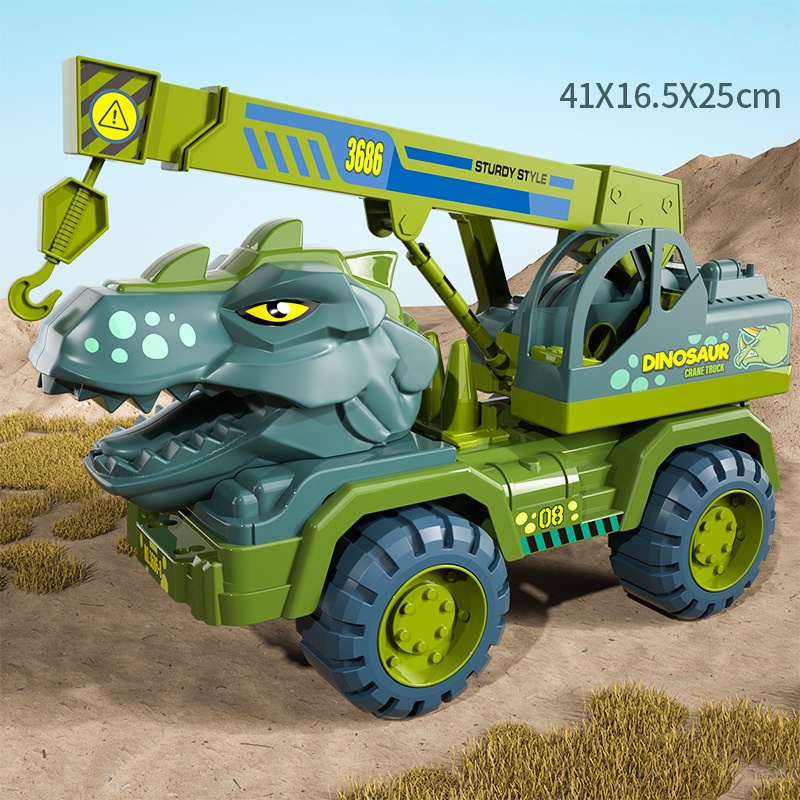 🔥(Buy 1 and get a 12-piece dinosaur kit) - Dinosaur Engineering Vehicle
