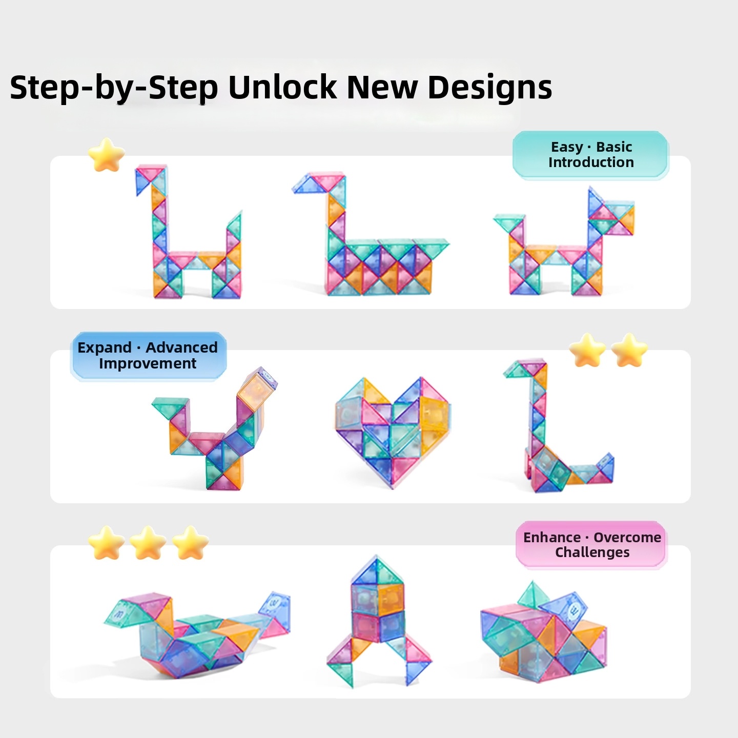 🌈Transformative Glass Magic Ruler 24-Segment